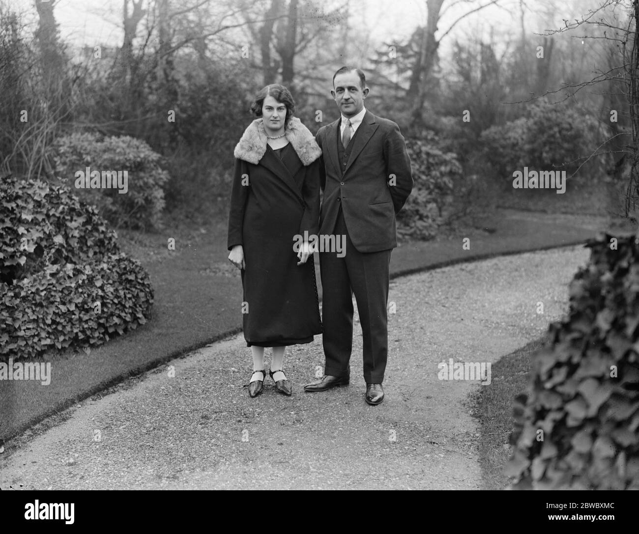 Mr Randolph Lycett and Miss Joan Austin , the famous lawn tennis