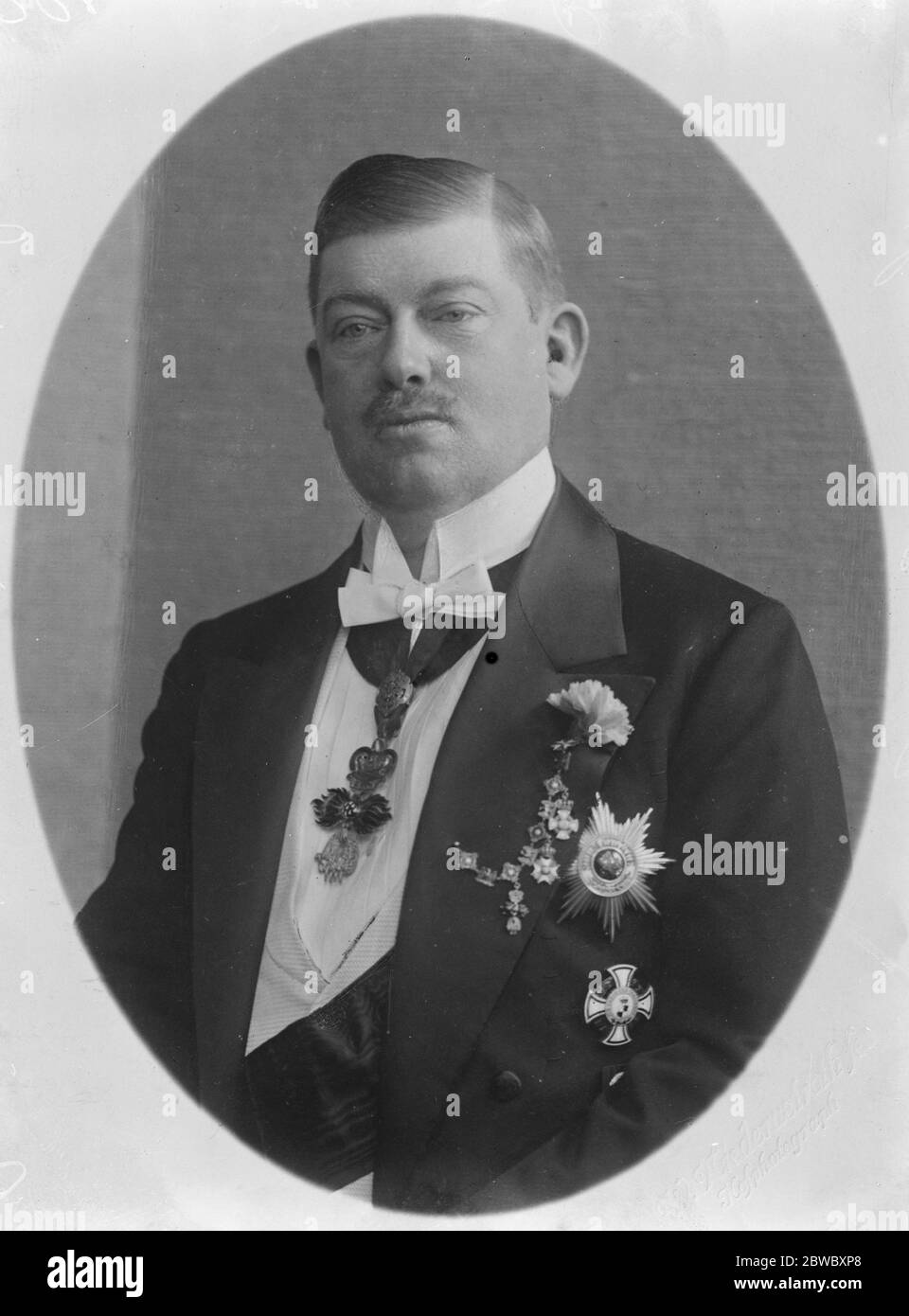Prince William of Hohenzollern , King of Romania ' s brother 2 December 1926 Stock Photo