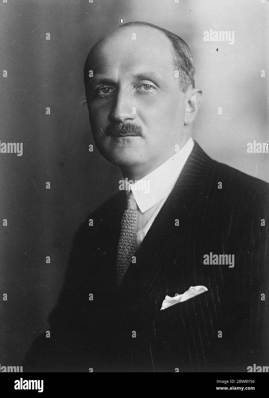 M Jerzy Lokiechowski . The new Polish Minister . 24 June 1926 Stock Photo