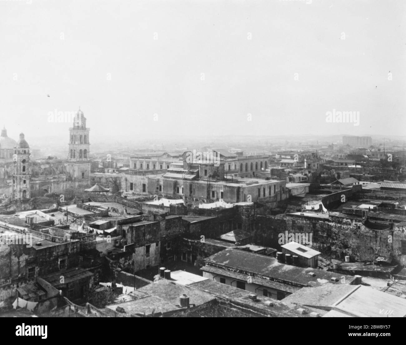 Veracruz of Mexico disaster . Town reported virtually wiped out by hurrican . 29 September 1926 Stock Photo