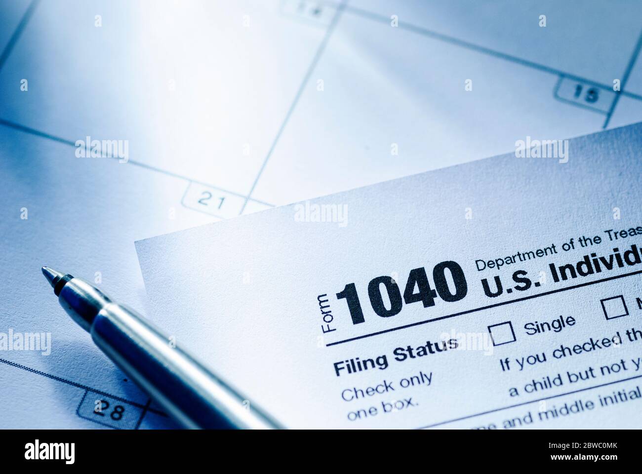 Tax declaration income form hi-res stock photography and images - Alamy