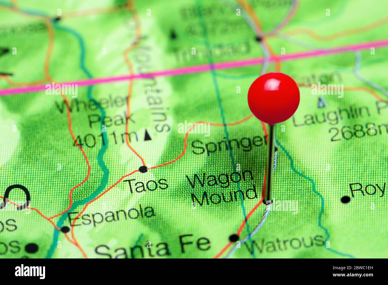 Wagon mound map hires stock photography and images Alamy
