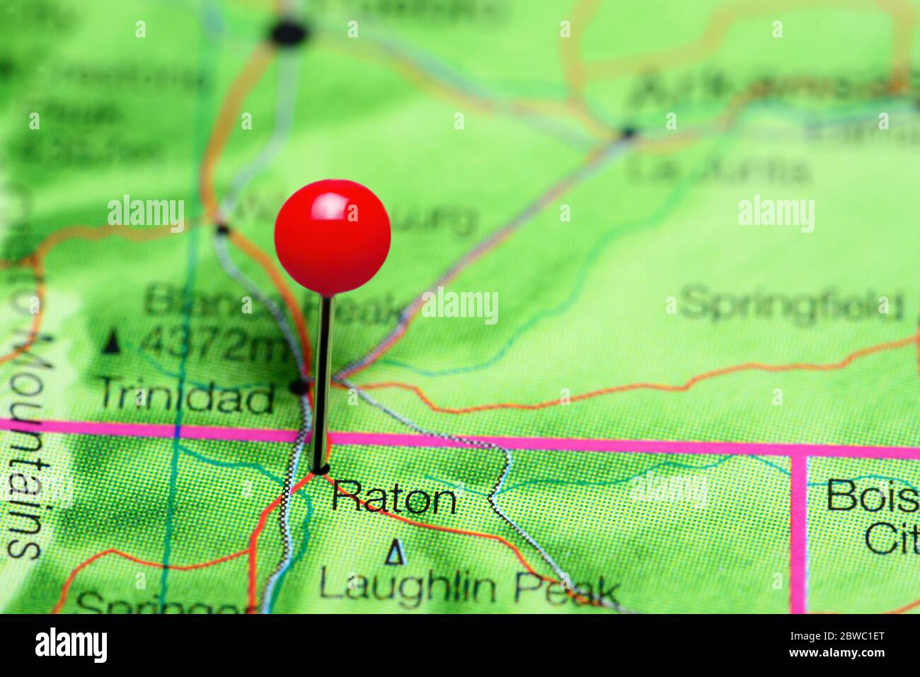 Raton new mexico map hires stock photography and images Alamy