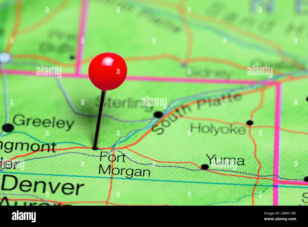 Fort colorado map hires stock photography and images Alamy