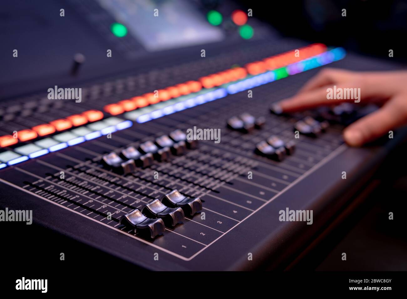Digital mixing desk hi-res stock photography and images - Alamy