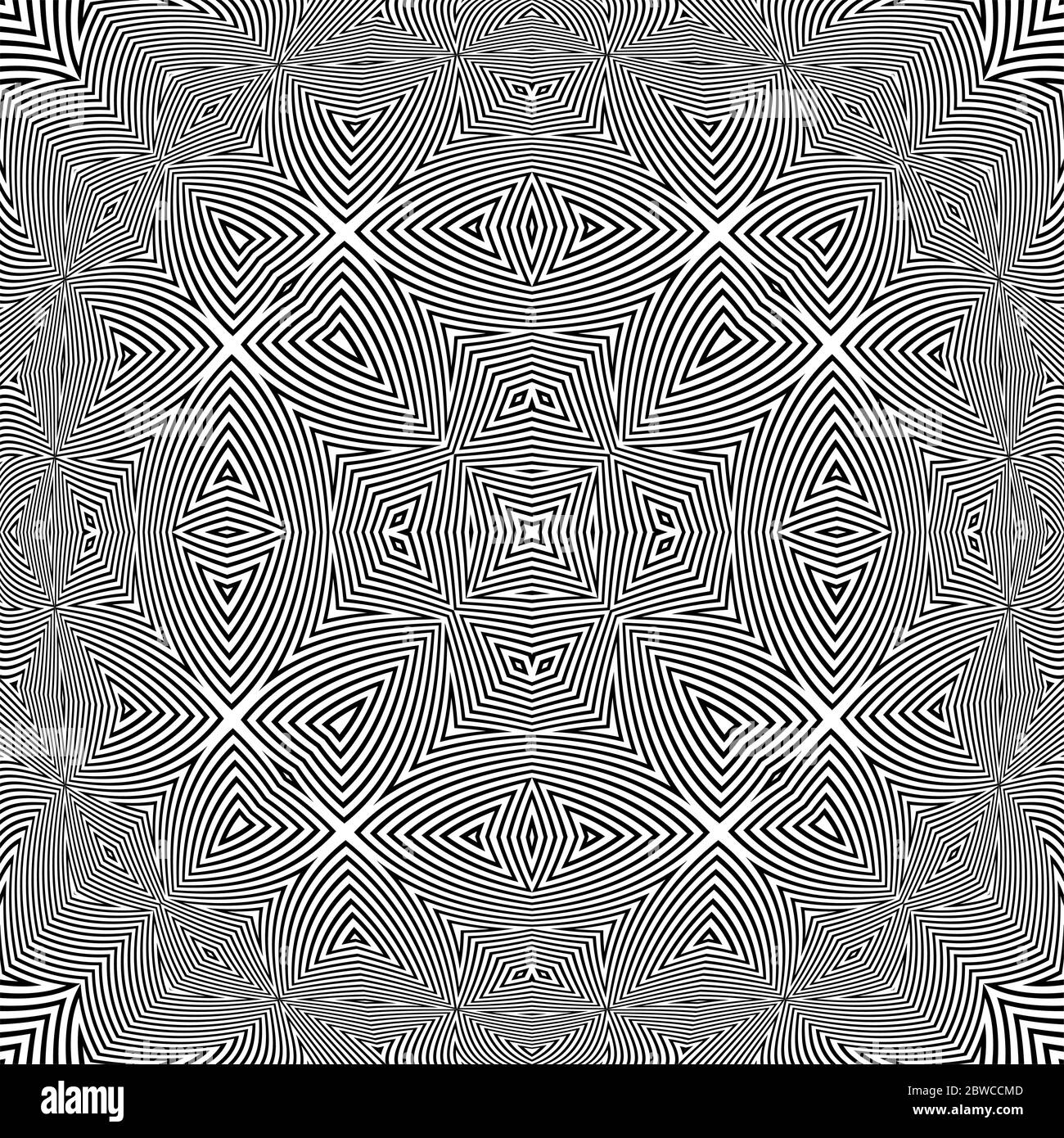 Optical Illusion Background Vector Illustration Stock Vector Image ...