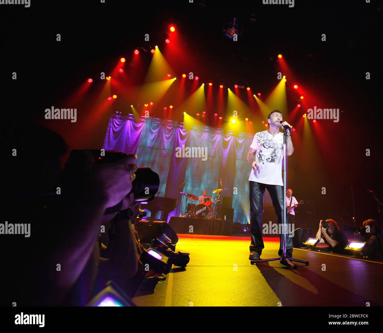 Lead vocalist Paul Rodgers performs with Bad Company at the Seminole