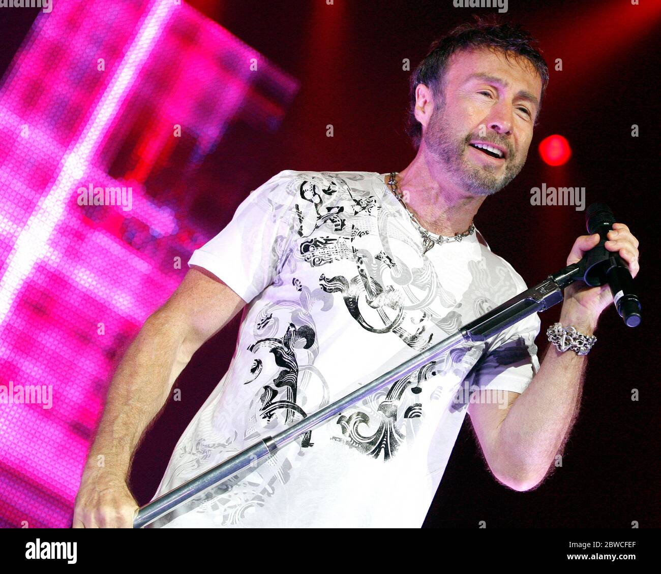 Lead vocalist Paul Rodgers performs with Bad Company at the Seminole