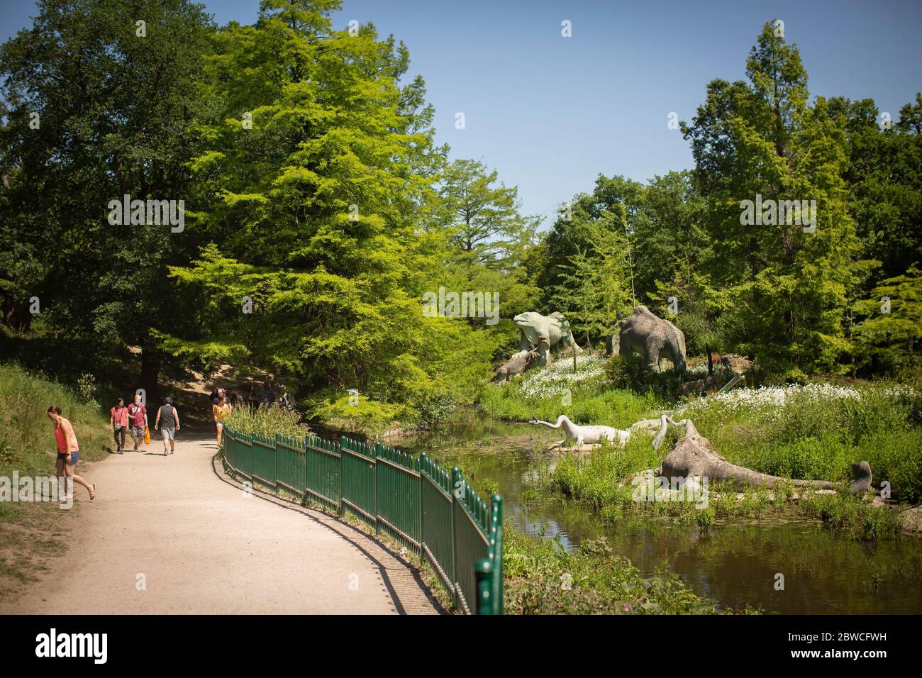 Crystal Palace Park, London, England. 31st May 2020. Crystal Palace 