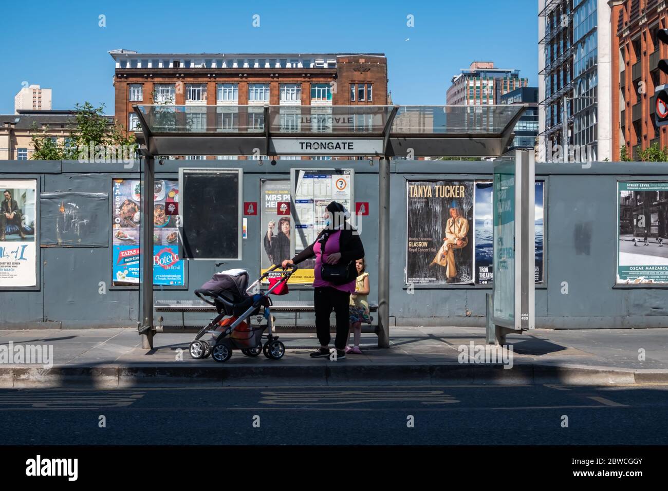 Bus Stop Uk Corona High Resolution Stock Photography And Images Alamy
