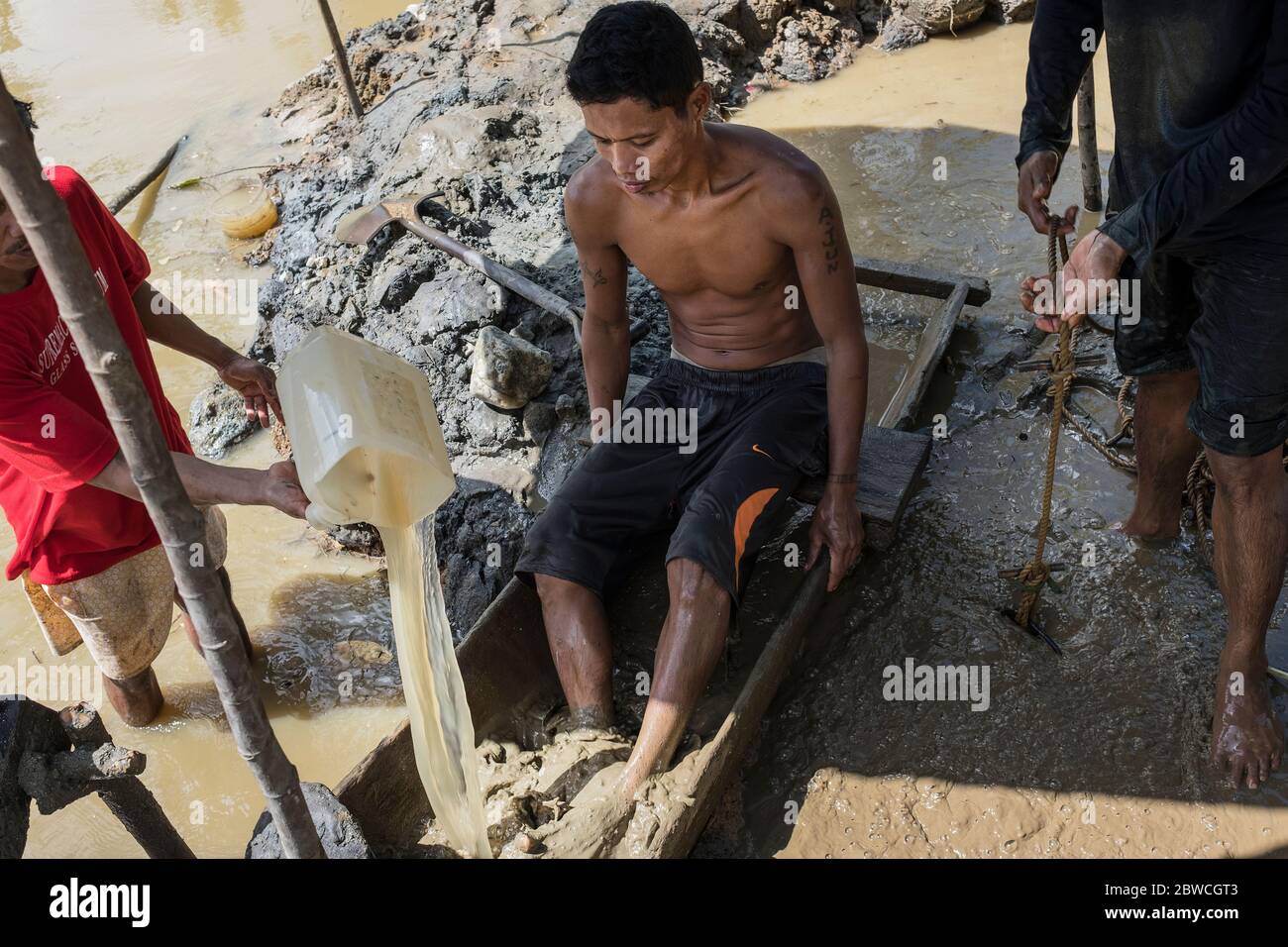 Illegal Gold Mining In Philippines Stock Photo Alamy Illegal Gold Mining In Philippines Stock Photo Alamy