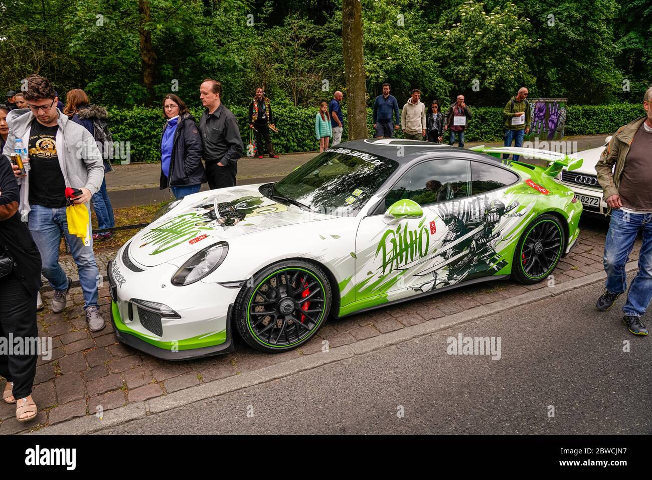 May 30 2020 Berlin The Porsche Of Cookbook Author Vegan And Conspiracy Theorist Attila Hildmann With