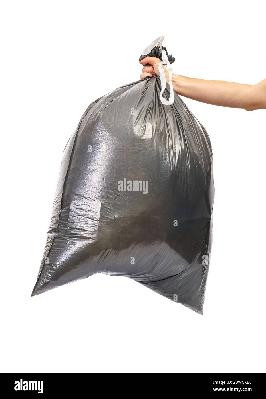 Black trash bag Stock Photo Alamy