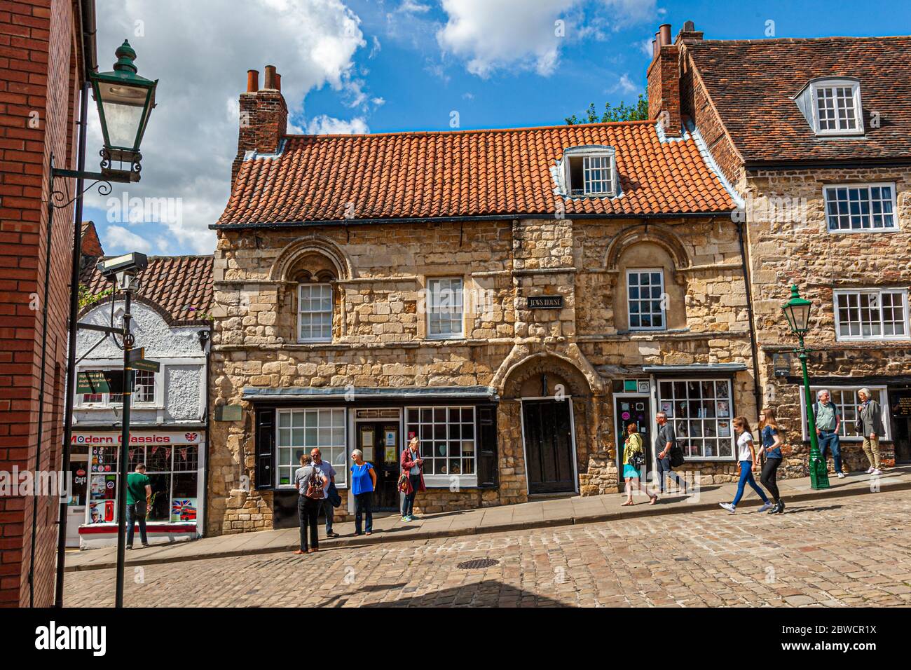 Jew's House in Lincoln, England Stock Photo