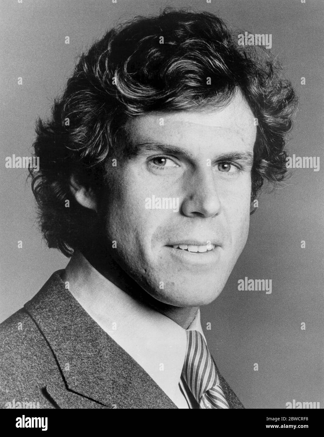 Bill Boggs, American Television Host and Journalist, Head and Shoulders Publicity Portrait, Francisco Scavullo, 1983 Stock Photo