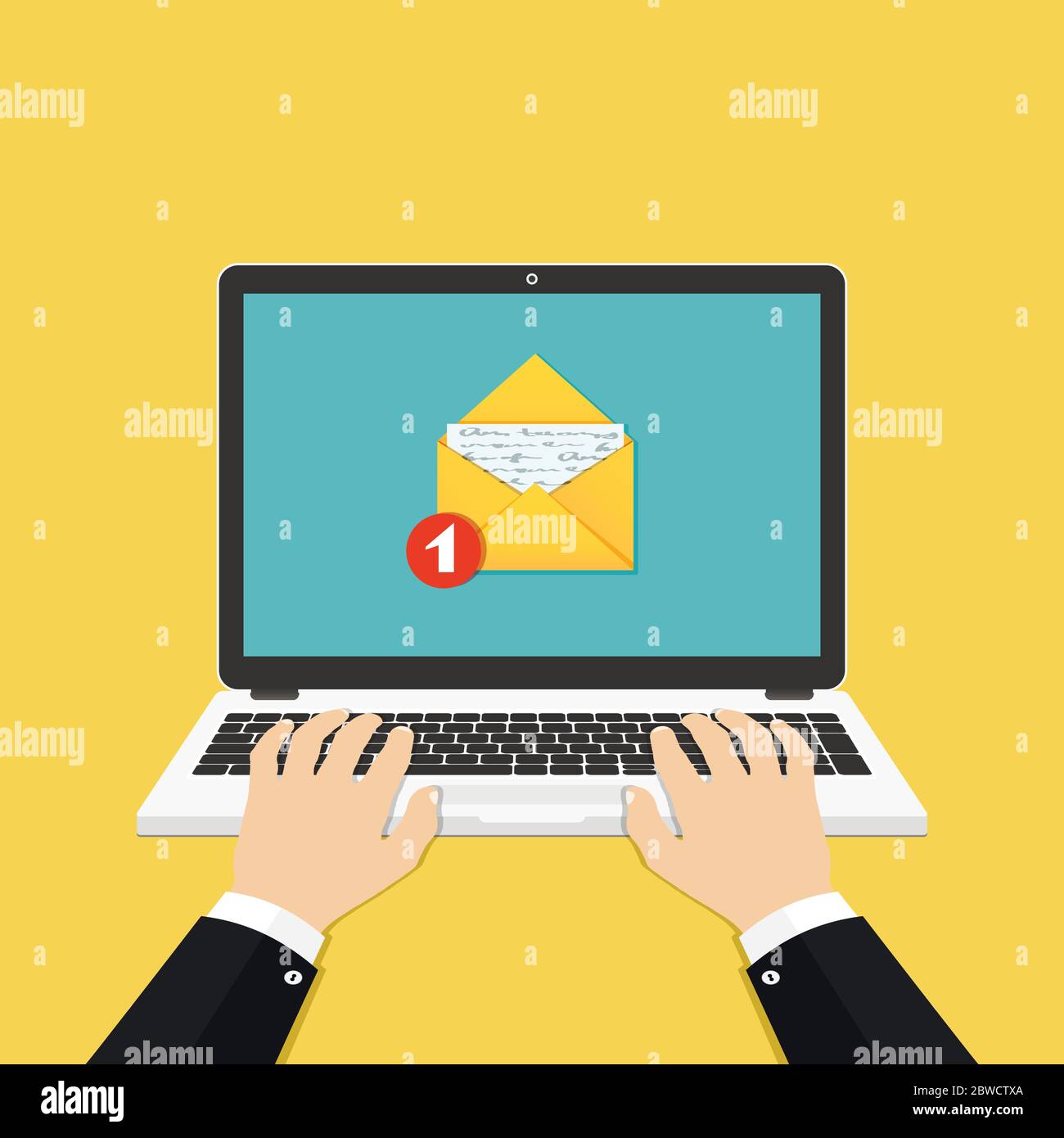 Email, Open Mail, New Email Icon Stock Illustration - Illustration of  communication, sign: 158557376