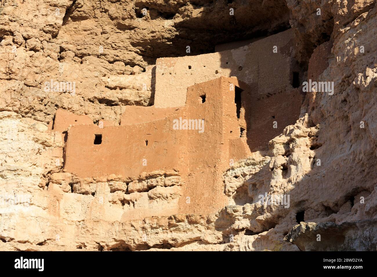 Montezuma Castle National Monument,Camp Verde,Arizona,USA Stock Photo