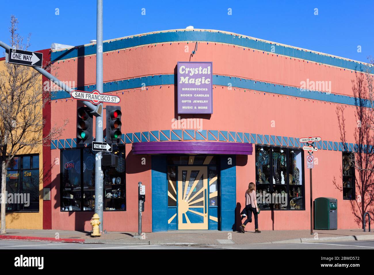 Store on San Francisco Street,Flagstaff,Arizona,USA Stock Photo Alamy