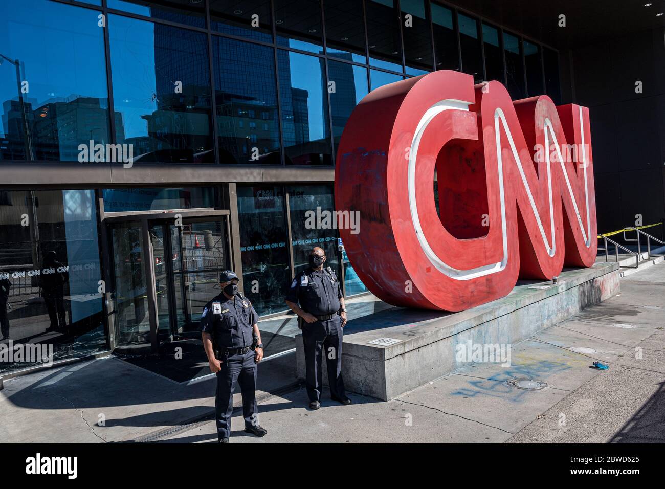 Atlanta, United States. 31st May, 2020. Atlanta, GA - May 31, 2020: CNN ...