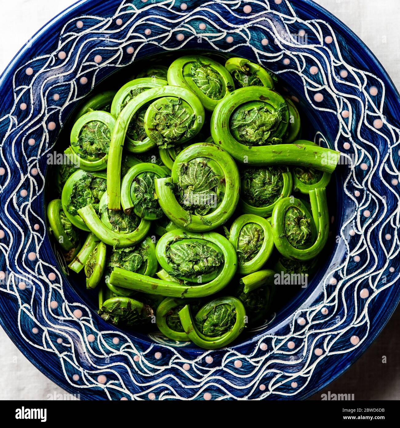 Fiddleheads dish hires stock photography and images Alamy