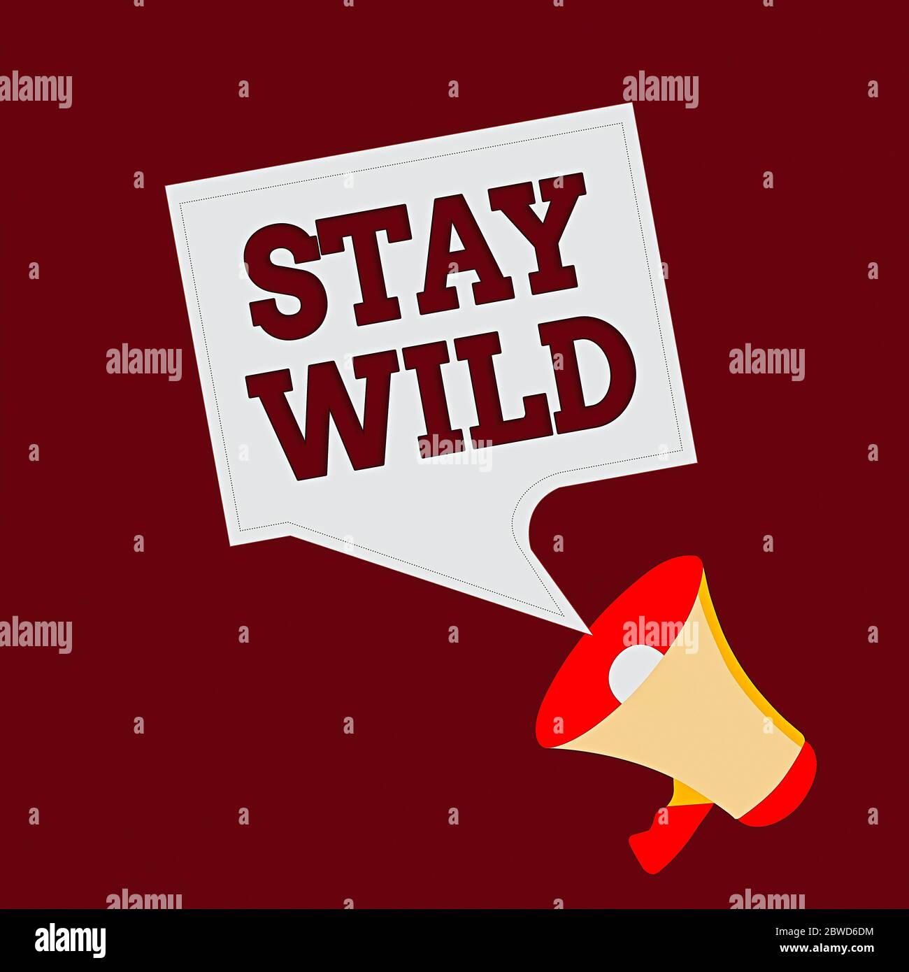 Conceptual hand writing showing Stay Wild. Concept meaning end up being  extremely energetic throughout the entire day Exploding Cracking Breaking  Spee Stock Photo - Alamy