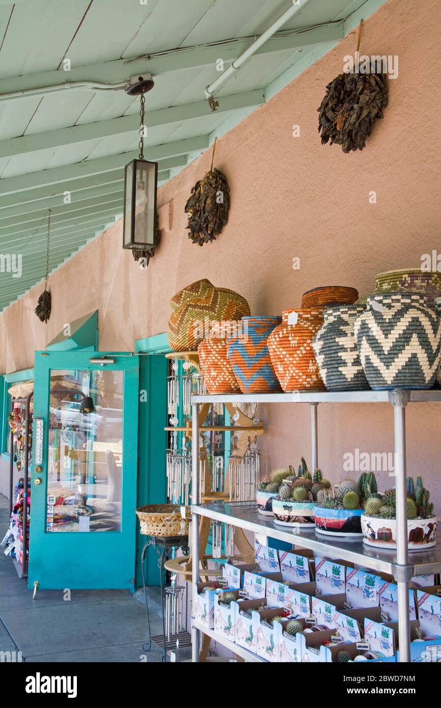 Craft Store in Old Town, Scottsdale, Phoenix, Arizona, USA Stock Photo