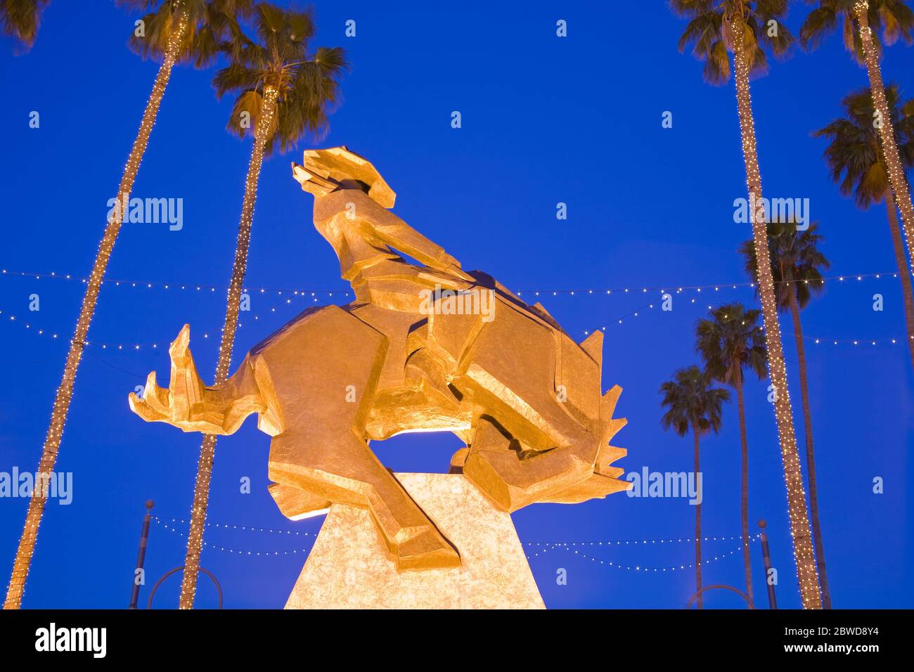 Jack Knife Sculpture by Ed Mell, Main Street, Arts District, Scottsdale, Phoenix, Arizona, USA Stock Photo