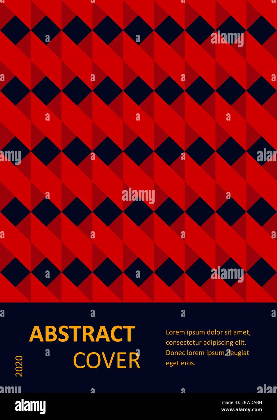 Vintage Retro Design Vector Cover A4 Vertical Orientation Front