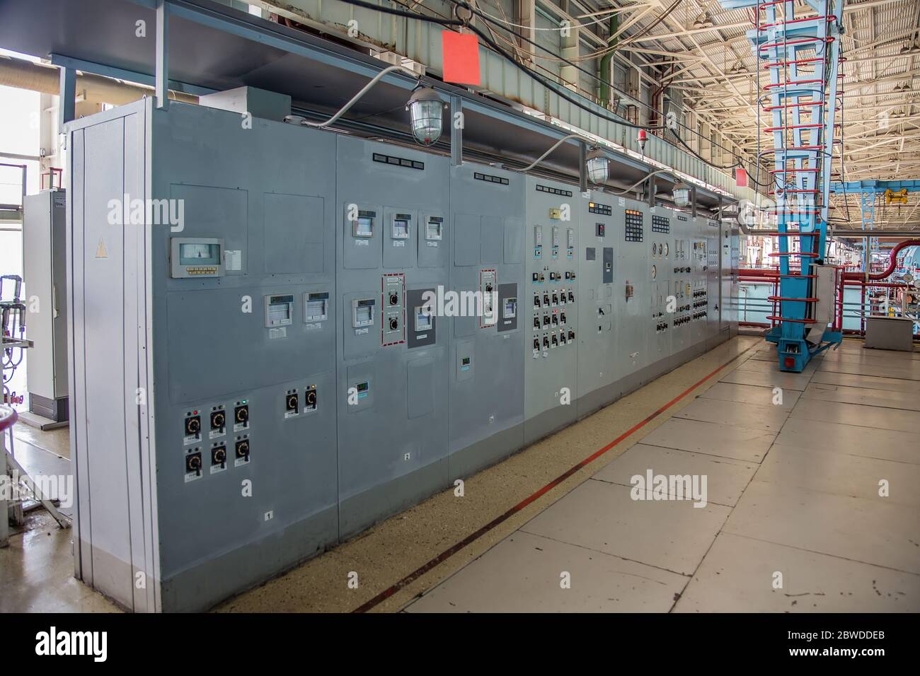 Industrial electrical switch gear panel of power plant or factory Stock Photo Alamy