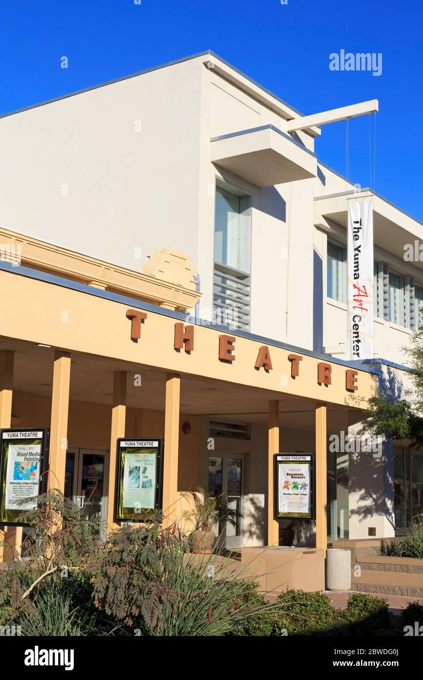 Yuma Theatre & Arts Center,Yuma,Arizona,USA Stock Photo Alamy