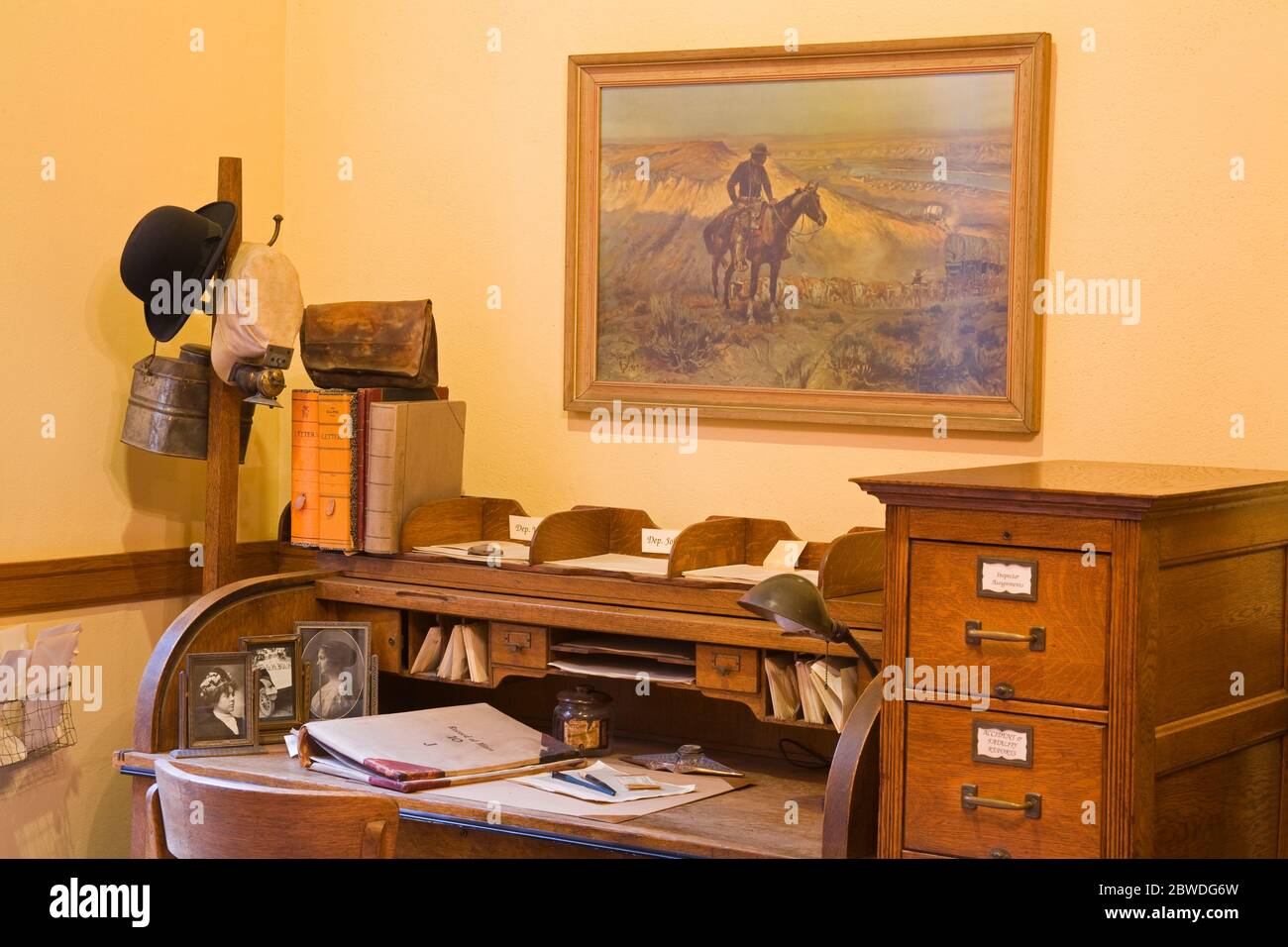 Mine Inspector's Office,State Capitol Museum,Phoenix,Arizona,USA Stock Photo