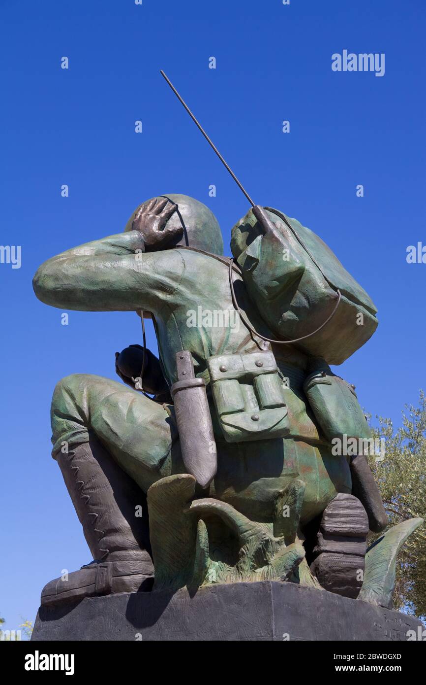 Navajo Code Talkers Memorial, State Capitol Mall, Phoenix, Arizona, USA