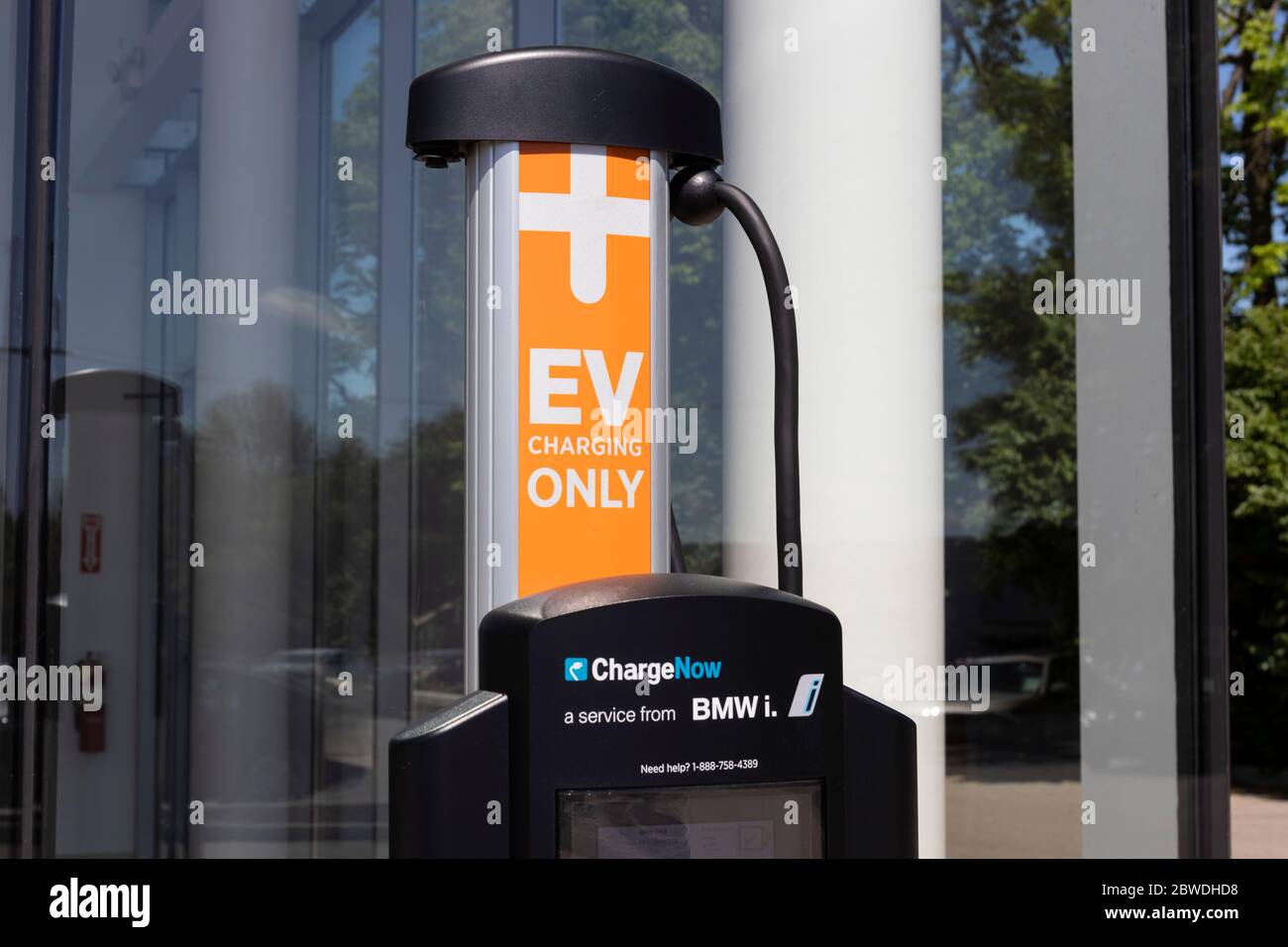 Indianapolis Circa May 2020 ChargeNow EV Charging Station. The