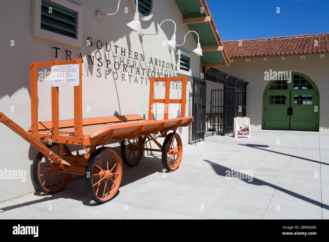 Southern Arizona Transportation Museum, Tucson, Pima County, Arizona, USA Stock Photo