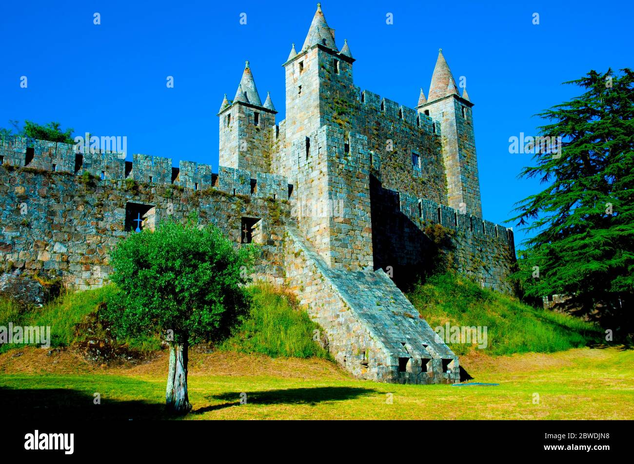 Castle of Santa Maria da Feira - Portugal Stock Photo