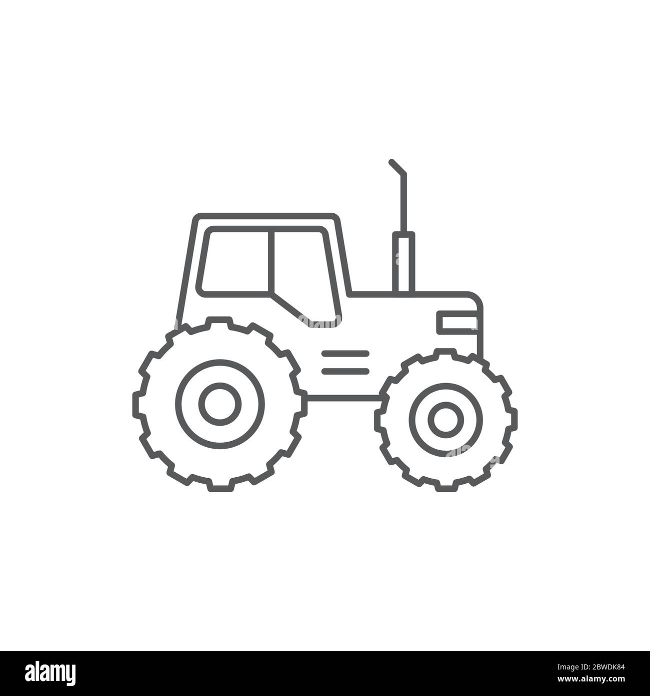 Tractor vector icon symbol harvest tool isolated on white background Stock  Vector Image \u0026 Art - Alamy, image size:1300x1390