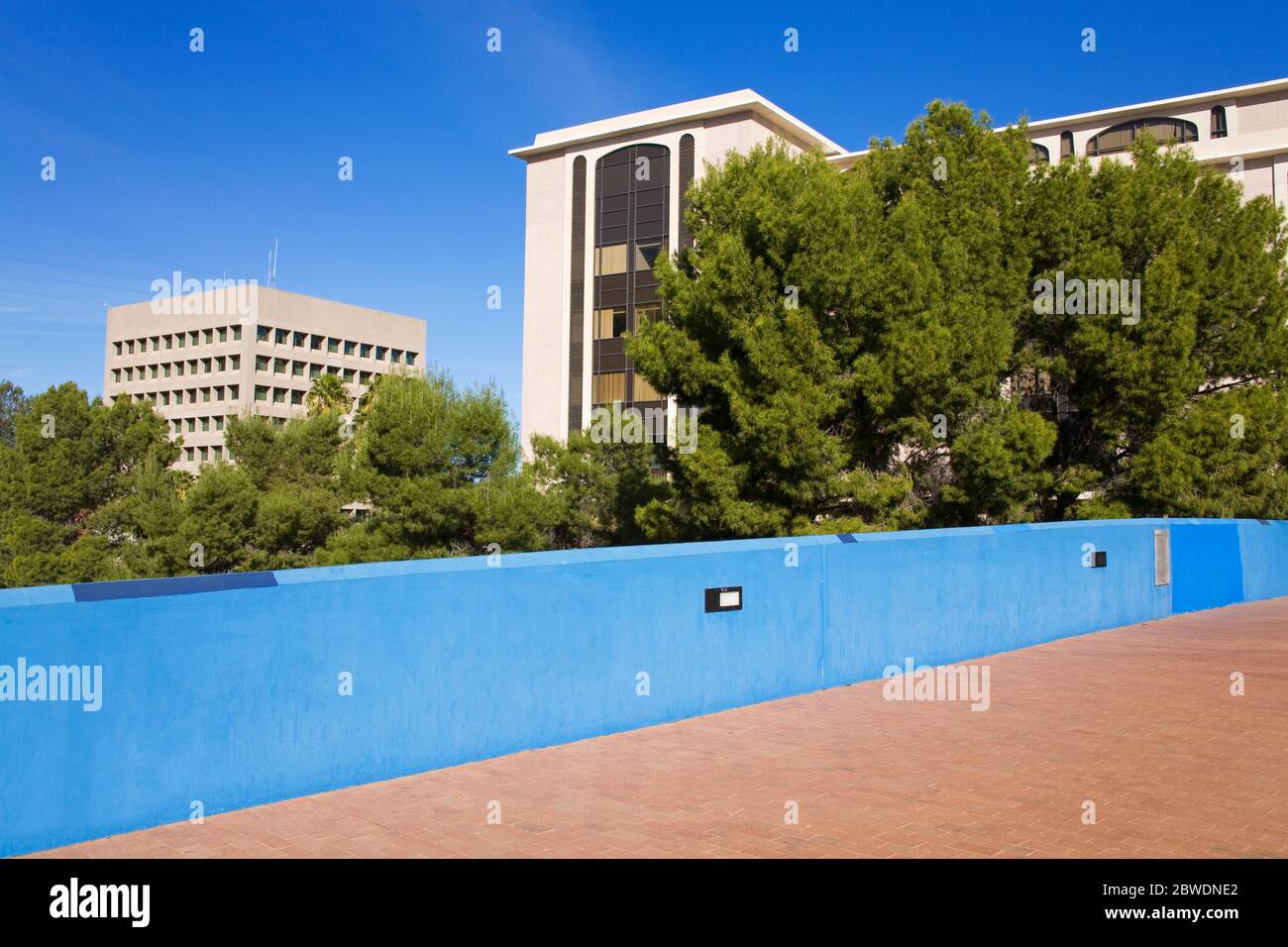 Garce's Footbridge & Governmental Center,Tucson, Arizona, USA Stock Photo