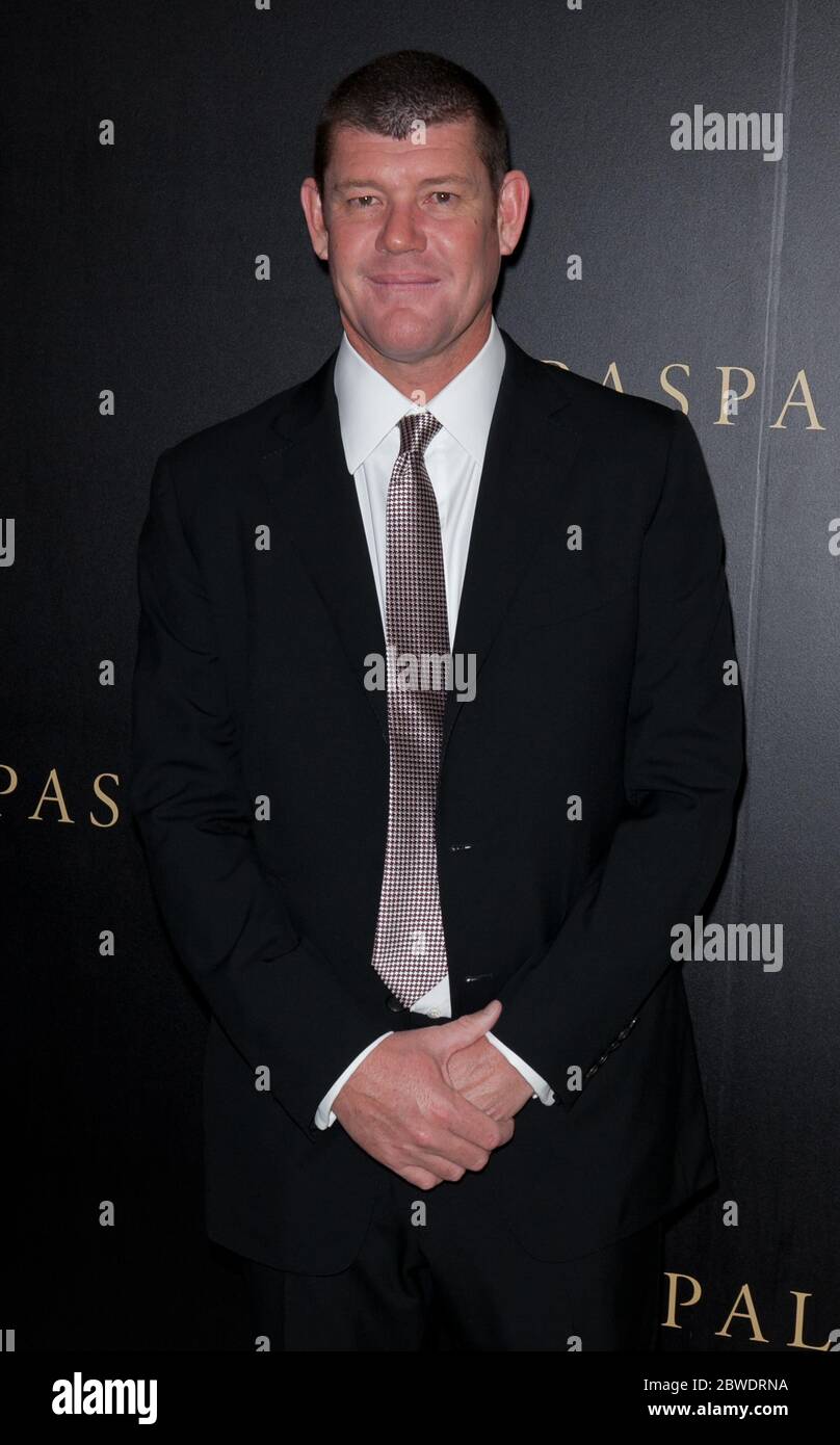 James Packer at the Paspaley boutique opening at Crown, Melbourne, May