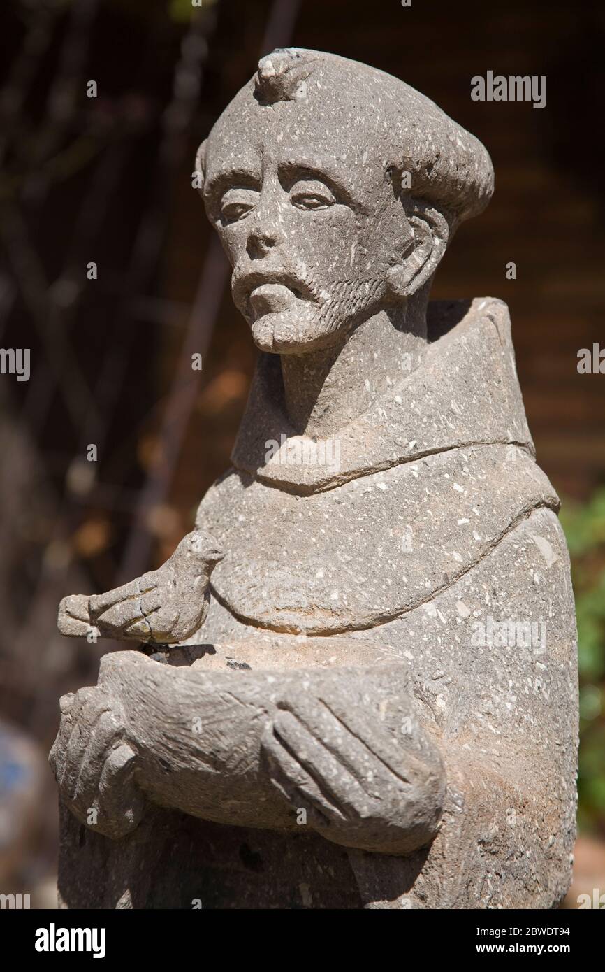 Garden Statue, Tubac, Greater Tucson Region, Arizona, USA Stock Photo