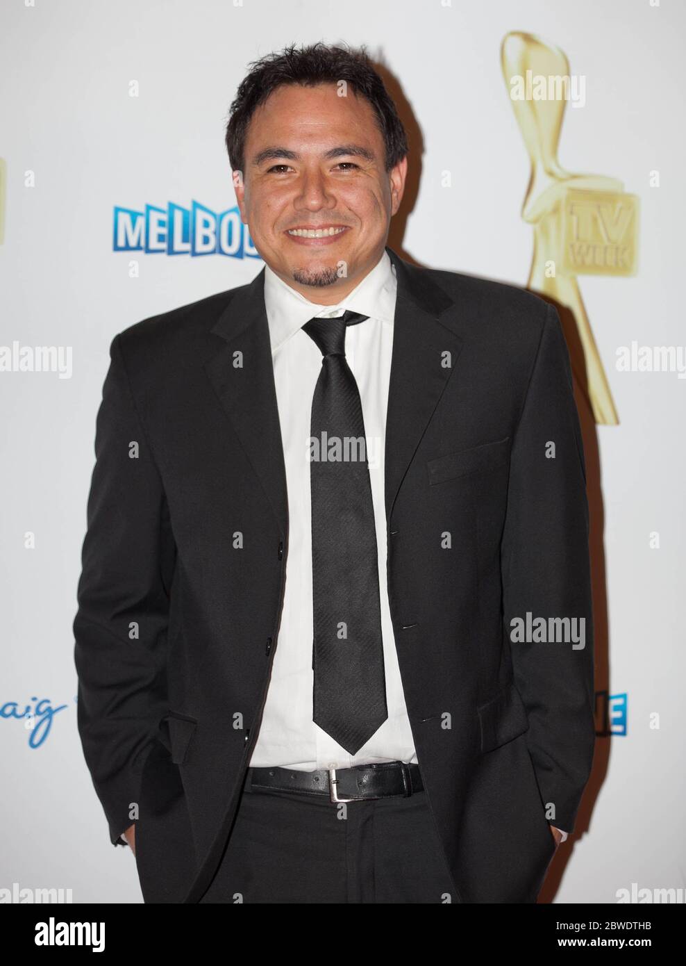 Sam Pang arriving at at the 2011 Logie Awards ceremony at Crown Casino, Melbourne on Sunday May 1st, 2011. Stock Photo