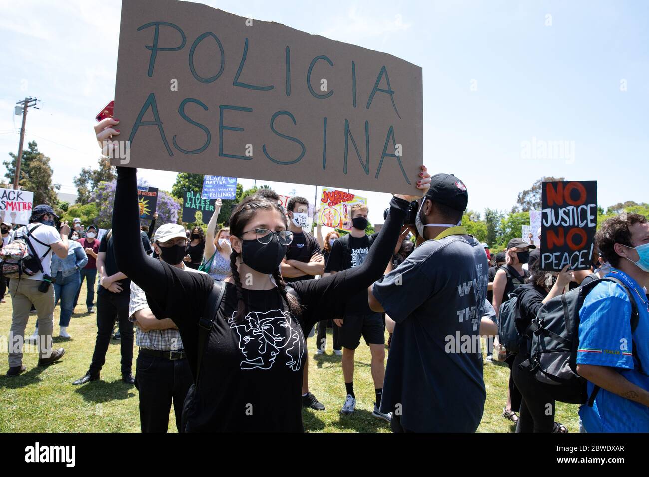 George floyd death protests hi-res stock photography and images - Alamy