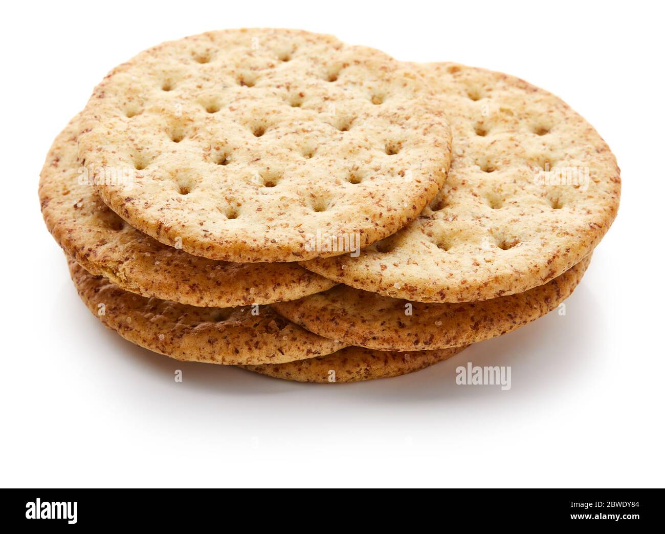 Cracker Isolated on White Background Stock Photo - Alamy