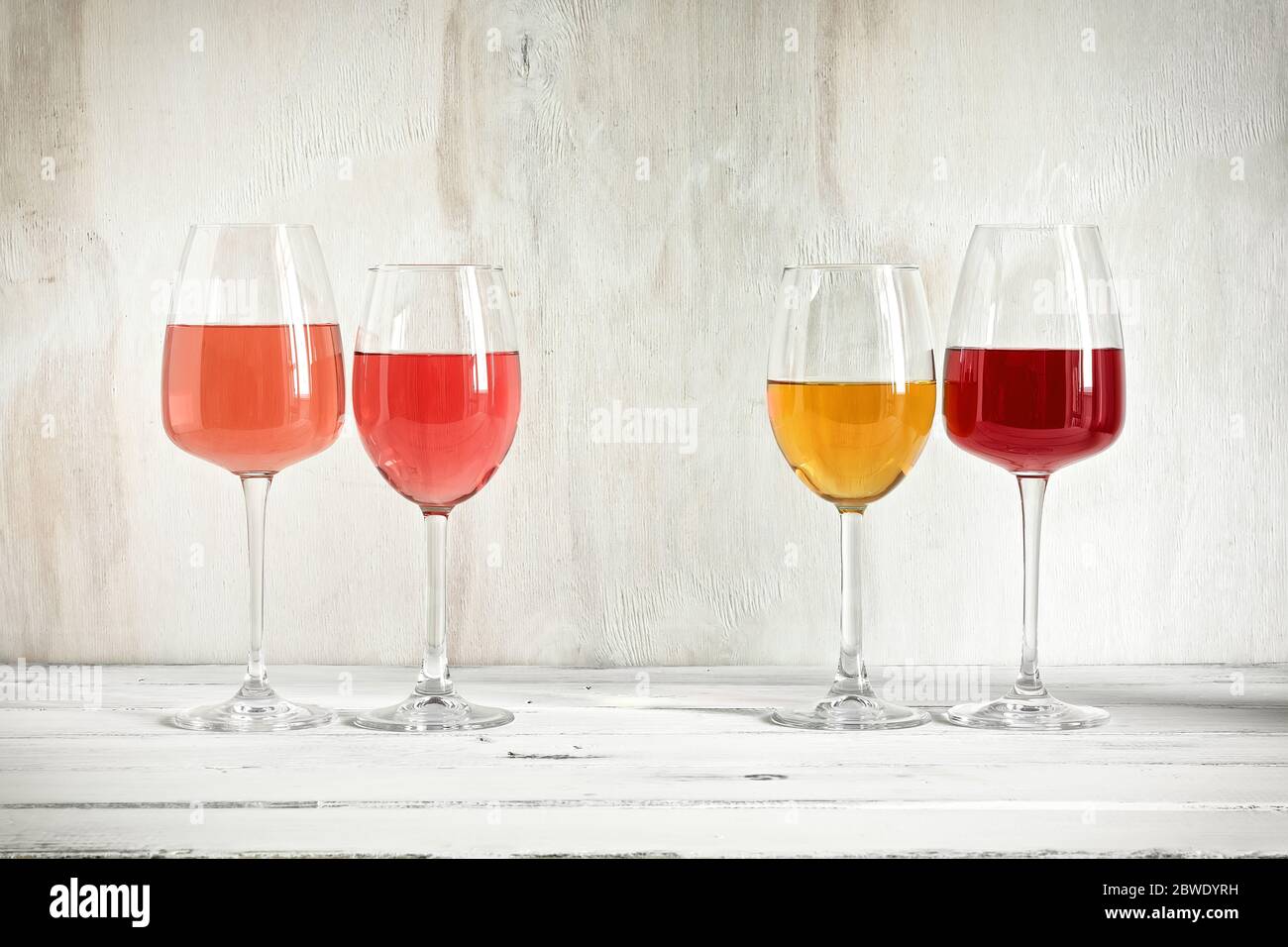 Row different wine glasses hires stock photography and images Alamy