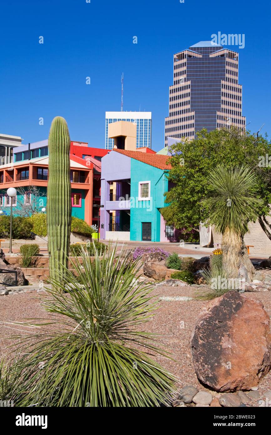 La Placita Village,Tucson, Arizona,USA Stock Photo - Alamy