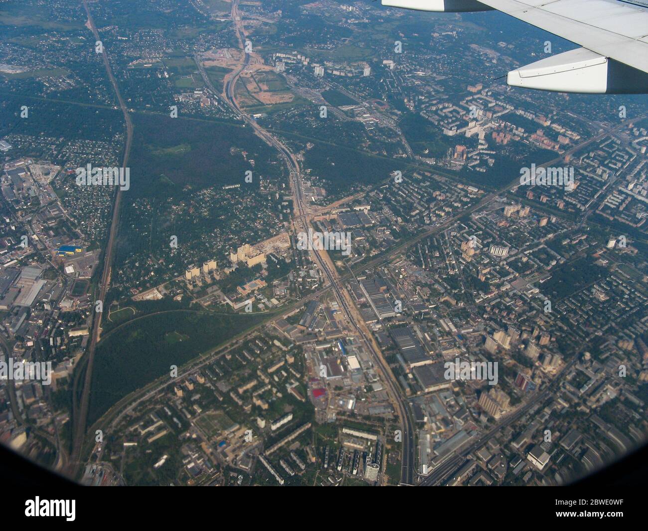 From Chelyabinsk to Moscow Stock Photo