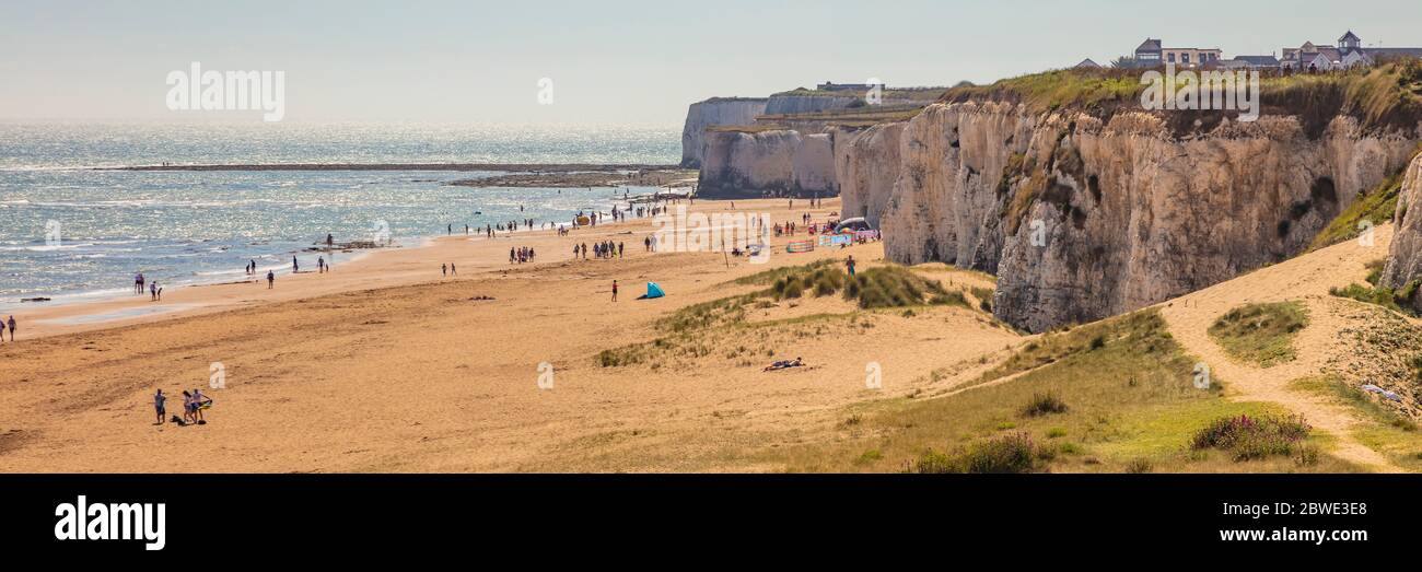 Thanet Beach during covid-19 june 2020 Stock Photo