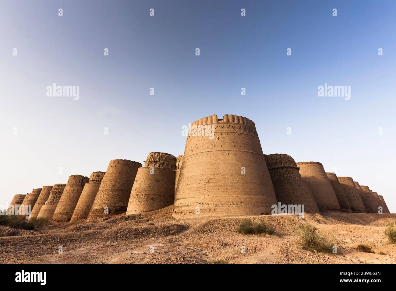 Derawar Fort, Derawar, Bahawalpur district, Punjab Province, Pakistan, South Asia, Asia Stock Photo