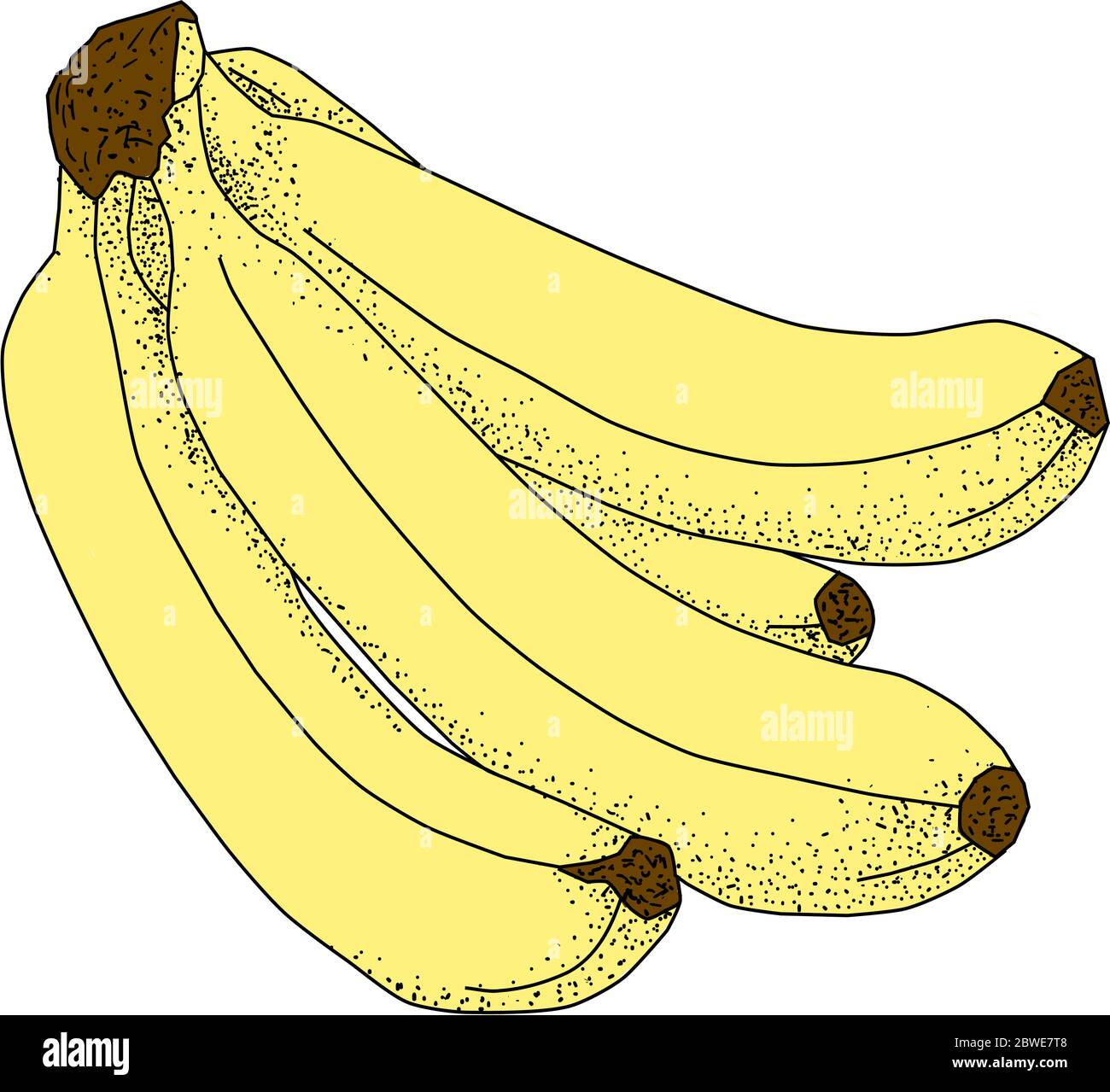 How to Draw a Banana - With the Skin and Peeled