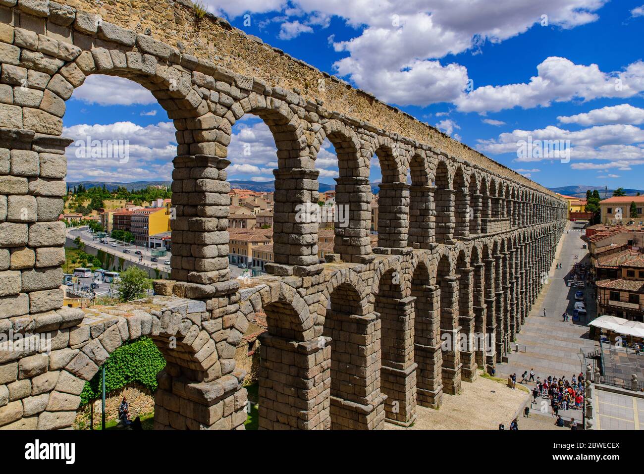 Aqueduct of Segovia one of the best preserved Roman aqueducts in