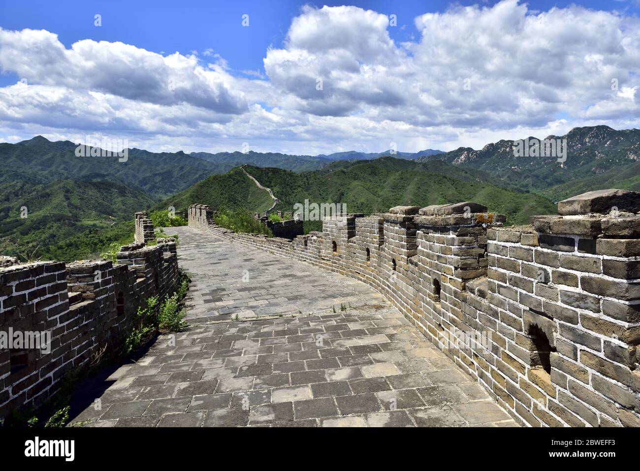 Great wall in China Beijing Stock Photo